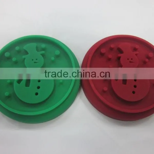 Factory Manufactured Christmas Snowman Silicone Stamp Silicone Cookie Stamp photo-5
