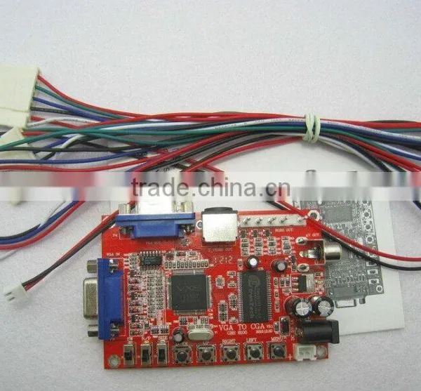 Factory Supply!Portable GGBS-8100 VGA to CGA / CVBS / S-VIDEO High Definition Converter Board photo-3