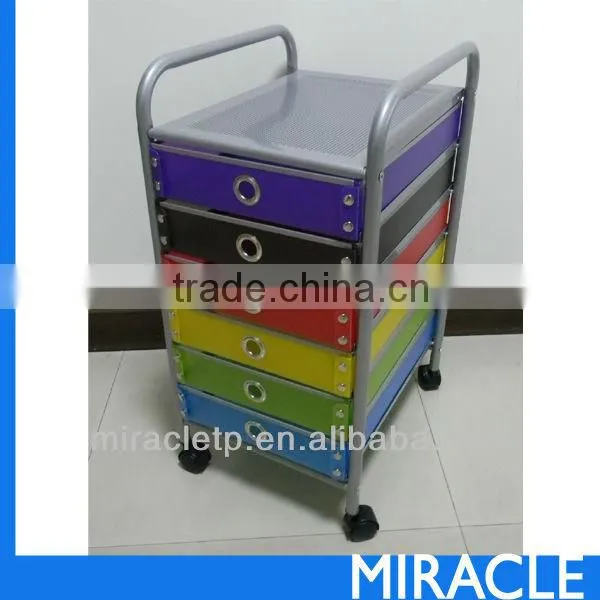 6 Drawers Storage Rolling Cart Organizer