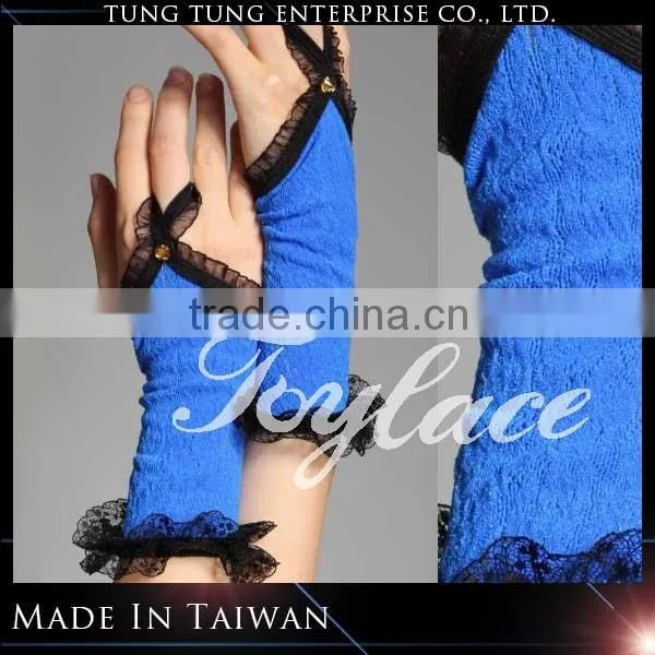 Women Fingerless Lace Gloves