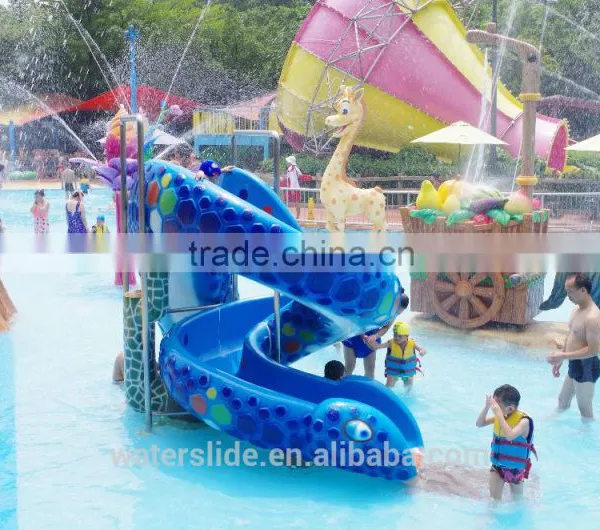 Water Amusement Park with Fiberglass Water Park Rides customized