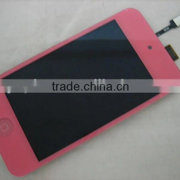 Full LCD Display+Touch Screen Digitizer for Apple iPod Touch 4 Pink