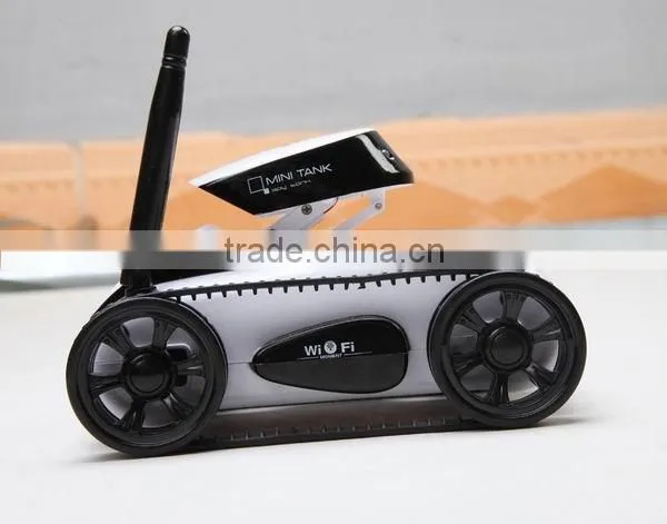 Mini I-Spy 4CH RC Tank WiFi FTV Car Android/IOS Controled WiFi Camera Remote Control Tank photo-4