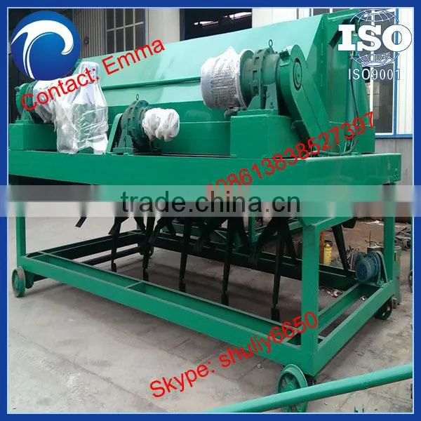 High efficiency Fertilizer compost turner,Organic fertilizer compost turner,pile turning machine 008613838527397