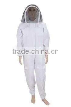 100% Cotton Best Quality Safety Clothing Coverall Hooded Cotton Bee Suit for Protection