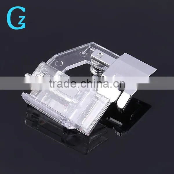 Portable Snap-on Bias Binder Tape Binding Sewing Machine Presser Foot Sewing Supplies for All Low Shank Snap-on Singer Brother B photo-3
