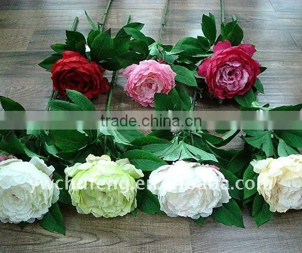 Single Artificial Peony Flower