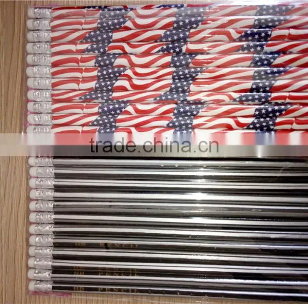 Black Lead Wholesale Wooden Pencil With White or Red Erasers photo-5