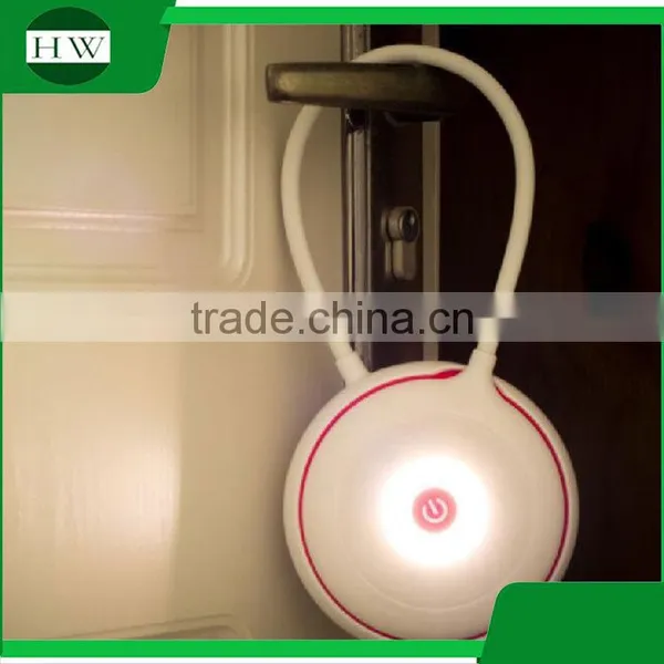 Plastic Portable Round Foldable Folding Eye Protection Usb Rechargeable Dimmable Led Study Reading Desk Table Night Light Lamp photo-3