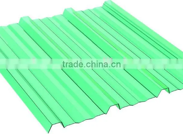 Co-Extruded Plastic Polycarbonate Corrugated Roofing Sheet (Valuview Green TRIMDEK) photo-2