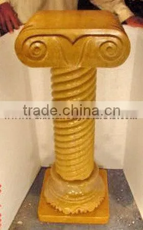 UNIQUE INDUS GOLD MARBLE PEDESTALS photo-2