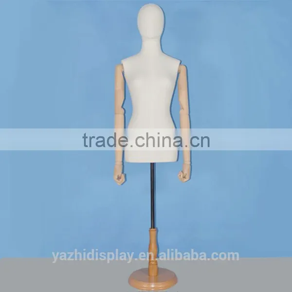 Stylish Fabric Covered Vintage Dress Form Mannequin for Sale photo-2