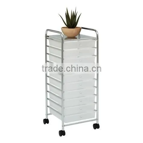 Vivinature 12 Drawer Chrome Studio Organizer Cart photo-3