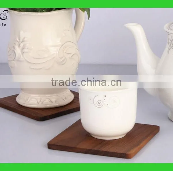 Custom Wooden Coasters Laser Engraved Coasters High Quality Wood Placemat photo-3