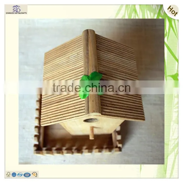 Sale Cheap Art Decorative Courtyard Wooden Bird Cages photo-6