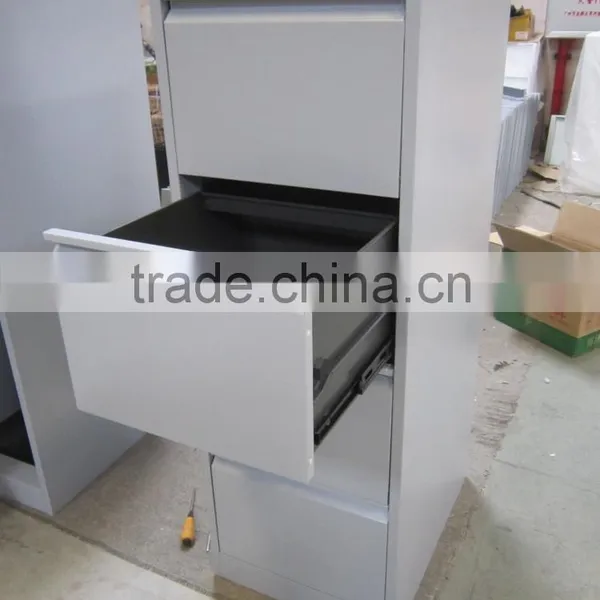Steel Metal 4 Drawer Vertical Filing Cabinet File Box A4 Hanging Cabinet photo-2