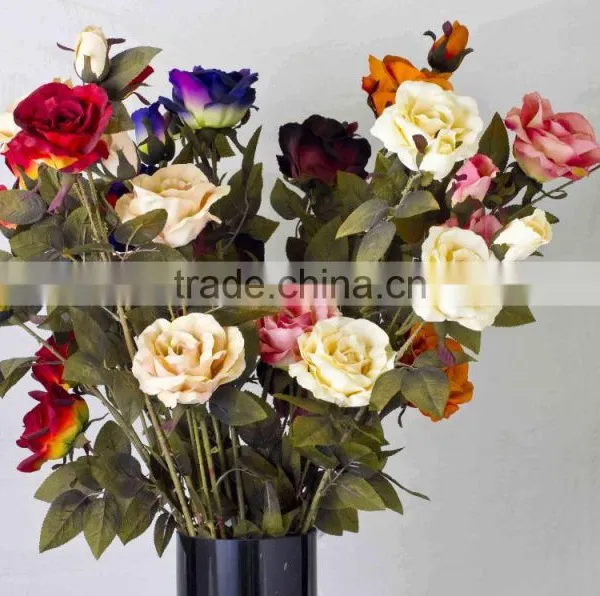 SJ11001107 Wholesale Artificial Flowers/high Initation Rose/decorative Single Rose photo-4