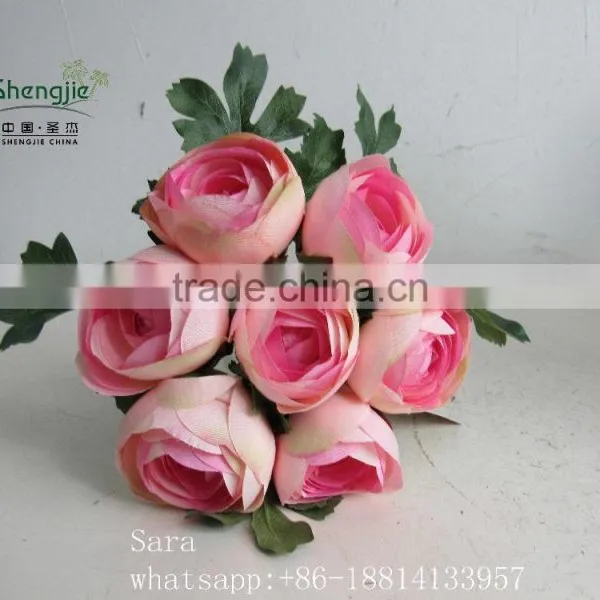Decorative Seven Heads Flowers , Rose Making for Wedding, Fake Rose Table Centerpieces photo-5