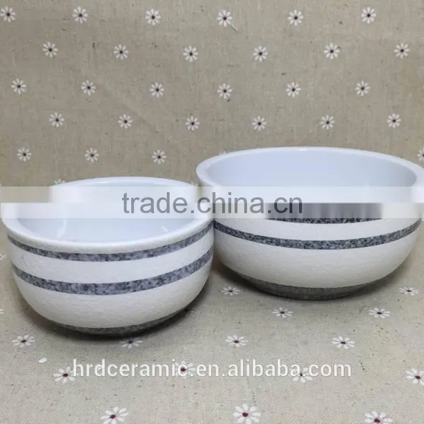 Stocked Personalized High Quality Ceramic Soup Bowl With Two Size photo-2