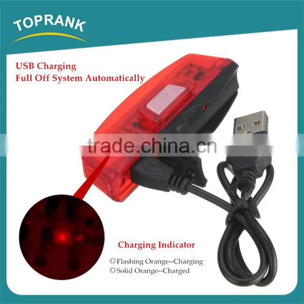 LED USB Rechargeable Bike Headlight Waterproof COB Bicycle Front Rear Light photo-3