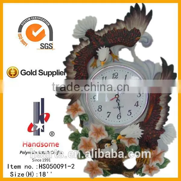 18 Inch Hot Sales Resin Clock 3d Last Supper Carving Wall Art Hanging Decoration photo-6