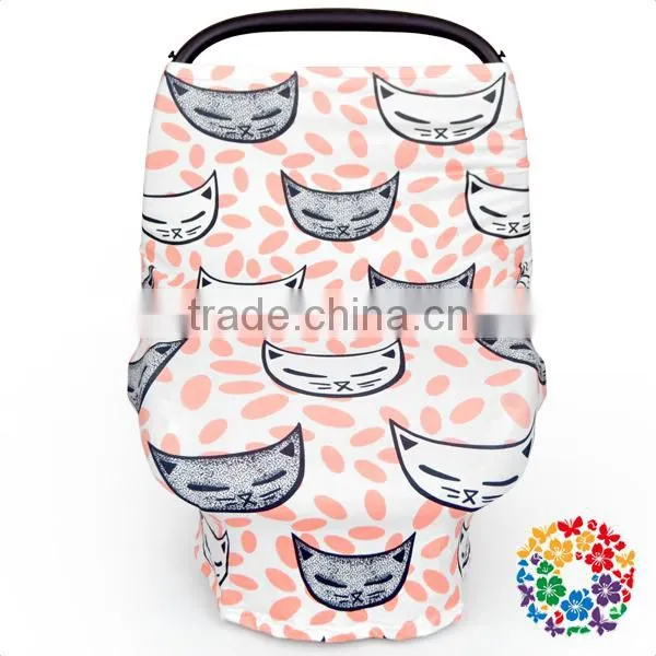 Wholesale Mulit Usage Various Prints Stretchy Nursing Cover Baby Car Seat Cover photo-6