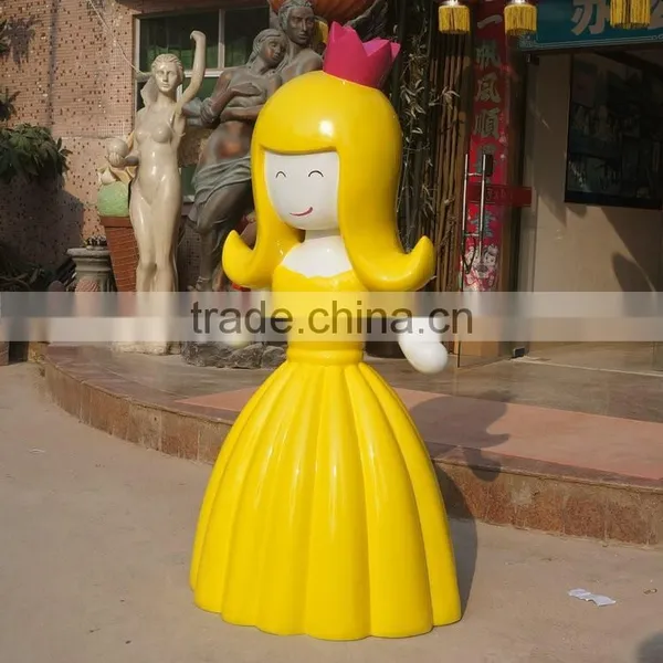 FRP Cartoon Girl Figurine photo-3