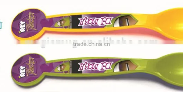 China Supplier Personalized Colorful Color Changing Plastic Disposable Spoons photo-4