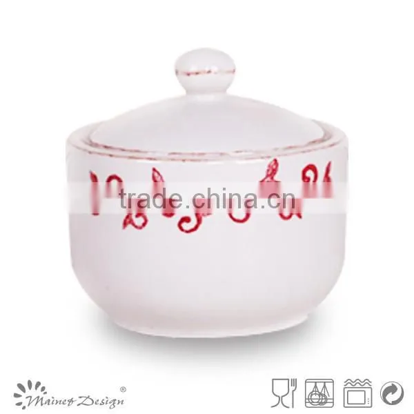 Handpainted Ceramic Sugar Melting Pot photo-2
