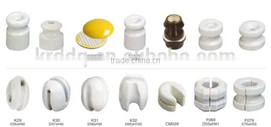 All Different Types of Electrical Series Porcelain Ceramic Insulators photo-3