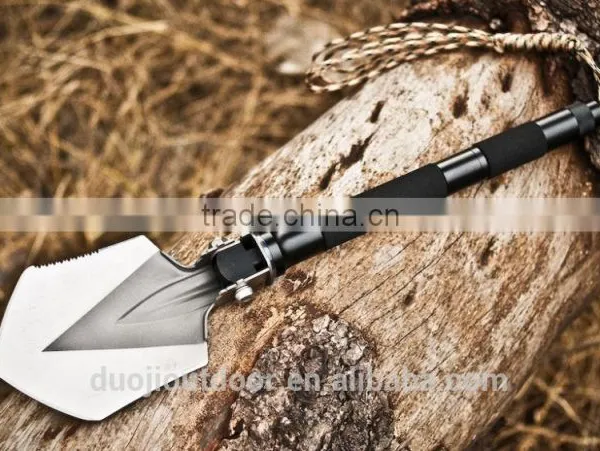 High-quality Multi-use Outdoor Sport Gear With Shovel Hoe Knife Hook Fire Starter photo-6