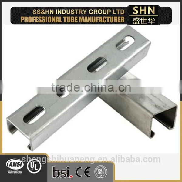 Top Types of Steel c Channel vs u Strut Slotted Channel