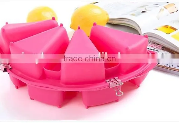 Large Round Silicone Cake Mould Slice Wheel Design Cake Tools photo-6