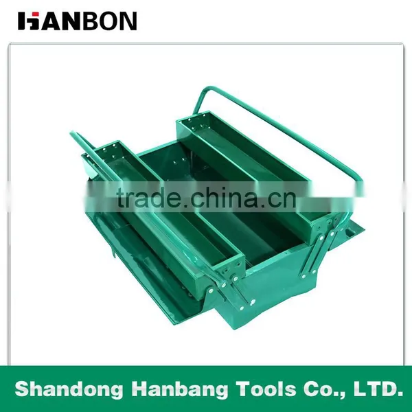 Double Layers Portable Tool Box With Metal Handle photo-3