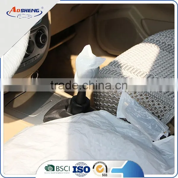 Disposable Car Seat Cover Parking Brake Cover Steering Wheel Cover photo-2