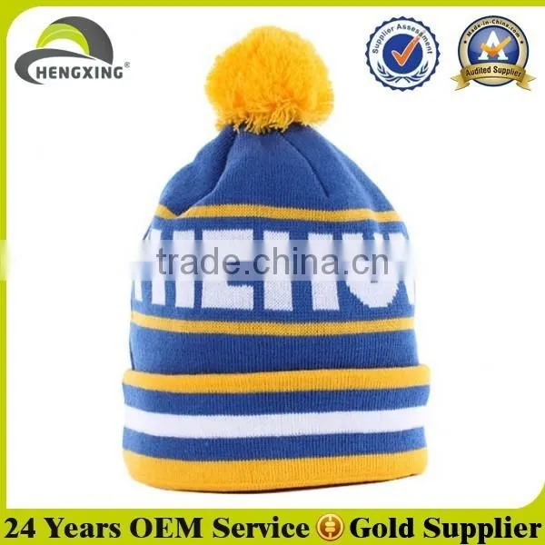 Cheap Plain Hand Made Knitted Custom Wool Beanies photo-4
