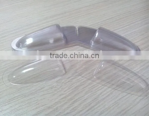 Custom Transparent PVC/PET Collar Butterfly ,Neck Collar Support For Shirt photo-3