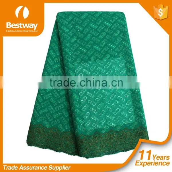 High Quality 100 Cotton Swiss Voile Lace African Lace Fabric 2017 photo-3