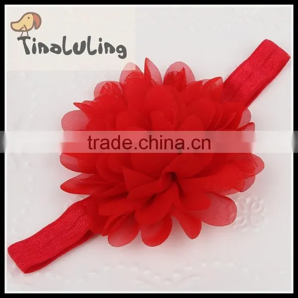 2015 Shabby Flower Baby Kids Headband With Elastic ,Top Baby Headband photo-6