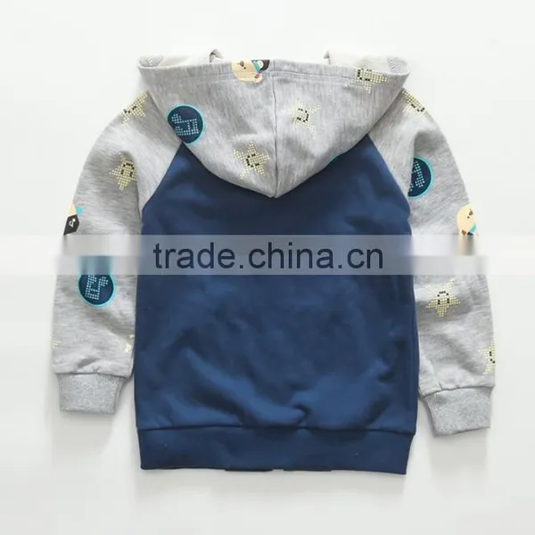 Zm40669b Plain European Design Children New Color Matching Coat photo-3