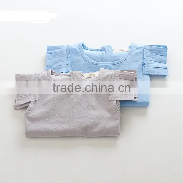 Customize Latest Fashion Casual Designer Little Girls Summer One Piece Dress photo-6