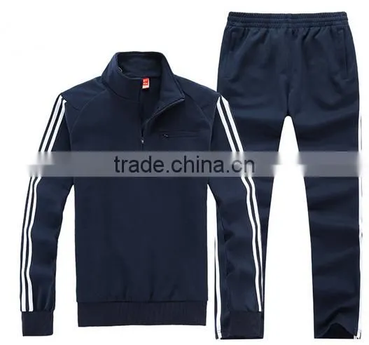 Wholesale Custom Made High Quality Lovers' Mens Cotton Sweat Track Suit photo-4