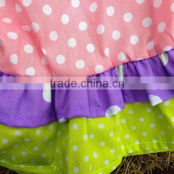 2015 New Easter Chevron Pant Set Outfits With Matching Necklace and Headband photo-2