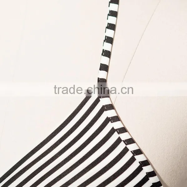 New Fashion Bra Top Ladies Striped Halter Bra Top photo-4
