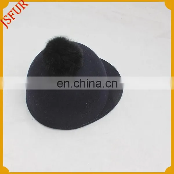 Top Quality Genuine Fox Fur Pom Pom Cap and Hat