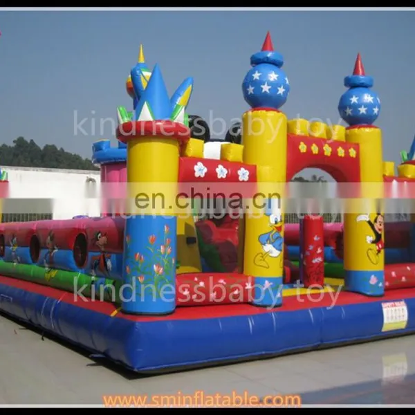 Micky Mouse Inflatable Fun City, Inflatable Fun City Park Playground, Fun City Inflatable photo-3