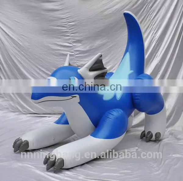Ningbang Hot Sale Giant Inflatable Zenith Dragon Blue Color,pvc Inflatable Toy