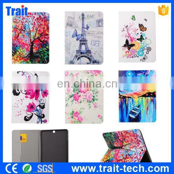 Beautiful Lotus Pattern Card Slots Flip Stand TPU+ PU Leather Case for Samsung Galaxy Tab S2 8.0 T710 photo-5
