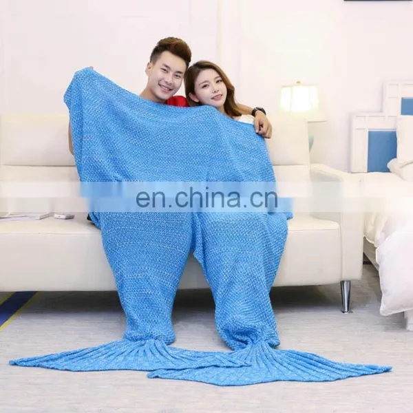 Wholesale Blanket Double Mermaid Tail Blanket photo-3