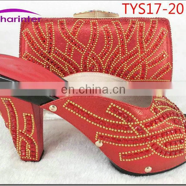 Italian Shoes and Bag Set TYS17-20 photo-4